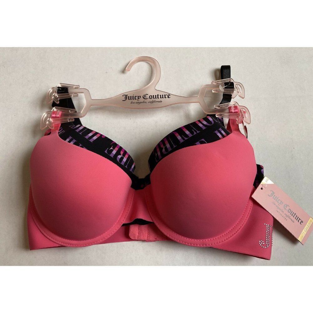 Juicy Couture Bra 2 Pack Sz 34C SEXY Push Up